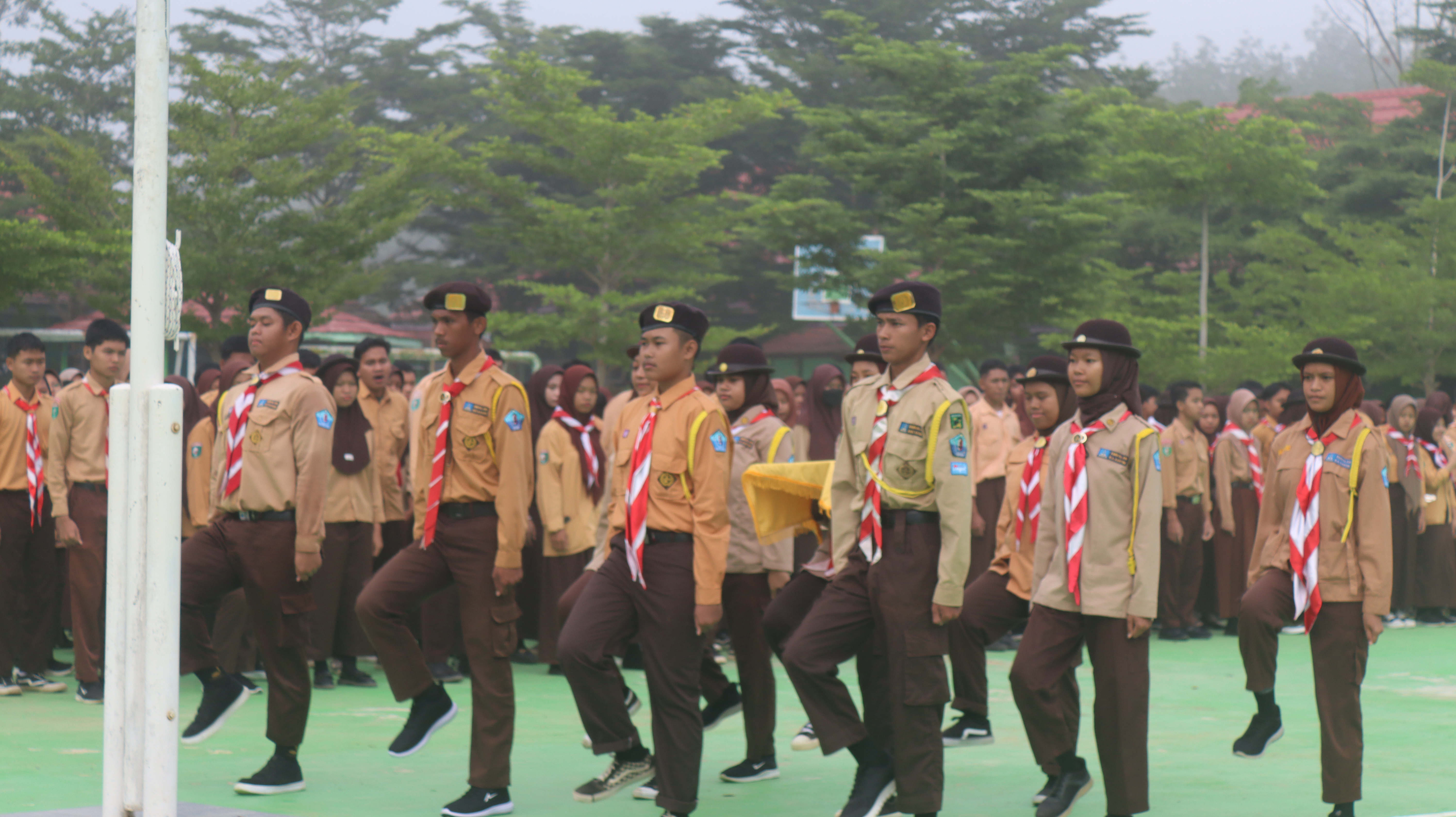 PERAYAAN HARI PRAMUKA YANG KE-63 TAHUN, DIMERIAHKAN DENGAN LOMBA LKBB DAN YEL-YEL PRAMUKA PERAYAAN HARI PRAMUKA YANG KE-63 TAHUN, DIMERIAHKAN DENGAN LOMBA LKBB DAN YEL-YEL PRAMUKA